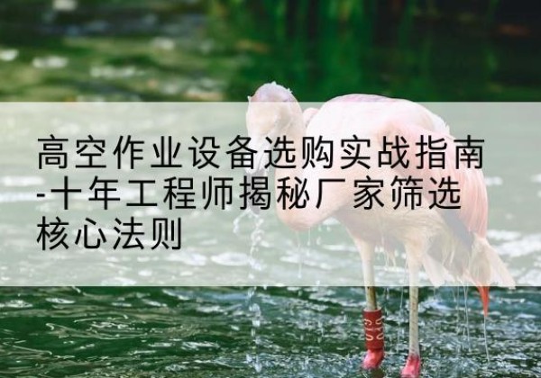 尖草坪剪叉式升降机厂家-高空作业设备选购实战指南-十年工程师揭秘厂家筛选核心法则